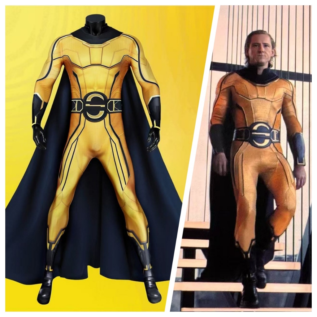 Jual New Sentry Cosplay Costume 3D Print Bodysuit With Cloak Robert ...