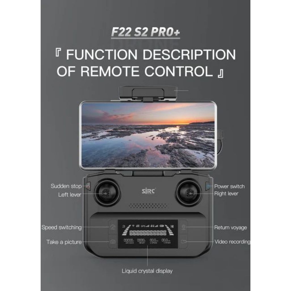 Jual (COD) REMOTE CONTROL DRONE SJRC F5S PRO+ F22 F22S F22 S2 PRO+ F22 ...