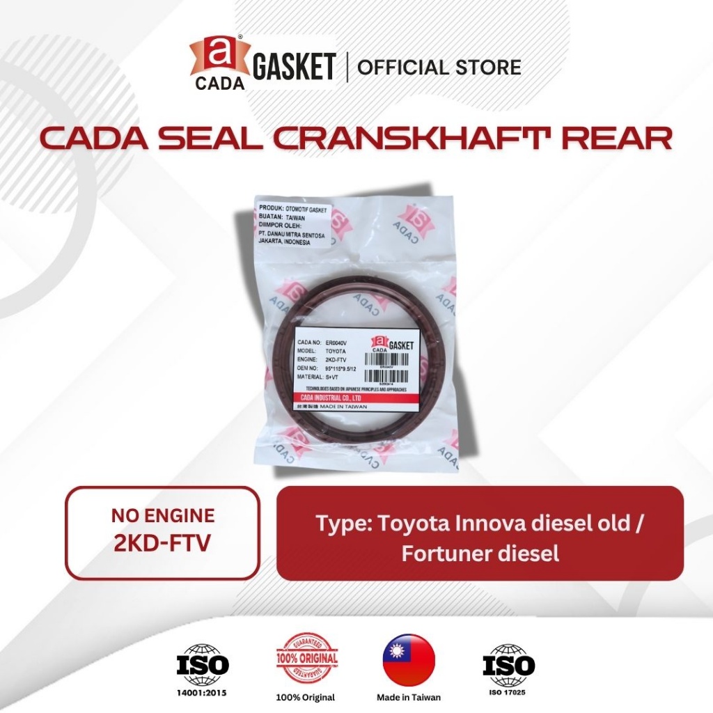 Jual Cada Seal Crankshaft Rear Flywheel Toyota Innova Fortuner Diesel ...