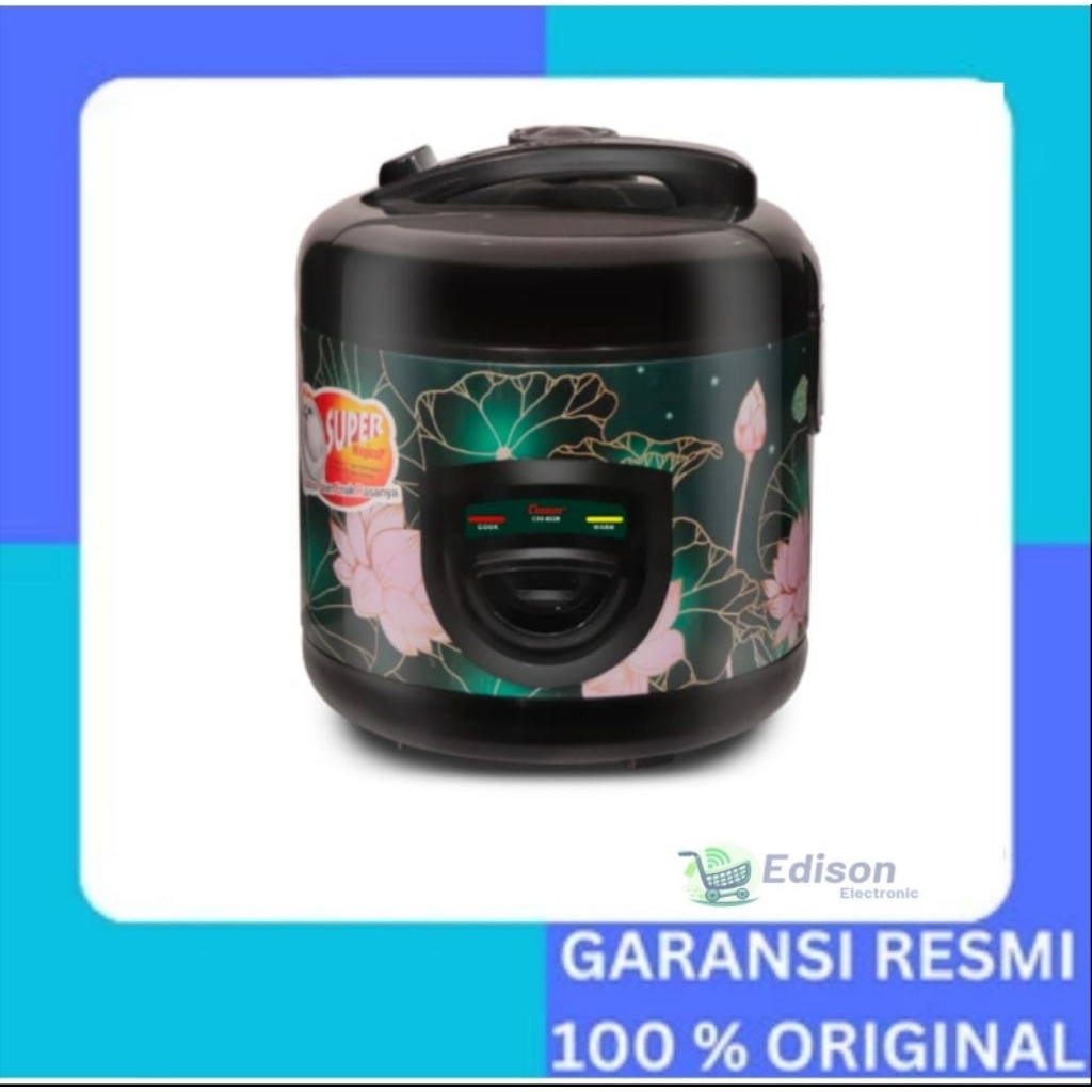 Jual COSMOS : Ricecooker Nonstick 3in1 Lotus Black Cosmos CRJ-8228B / 2 ...