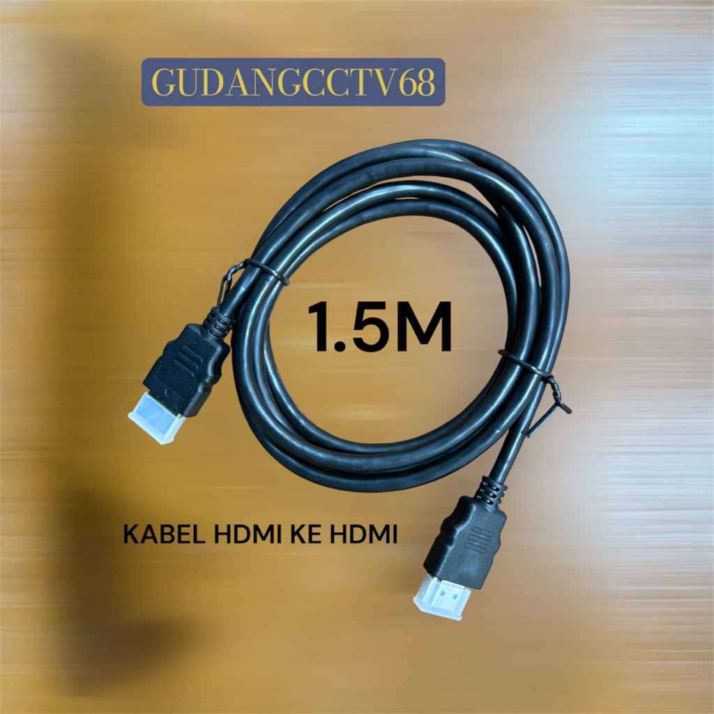 Jual Kabel HDMI ke HDMI 1,5m / Cable HDMI to HDMI 1,5 meters | Shopee ...