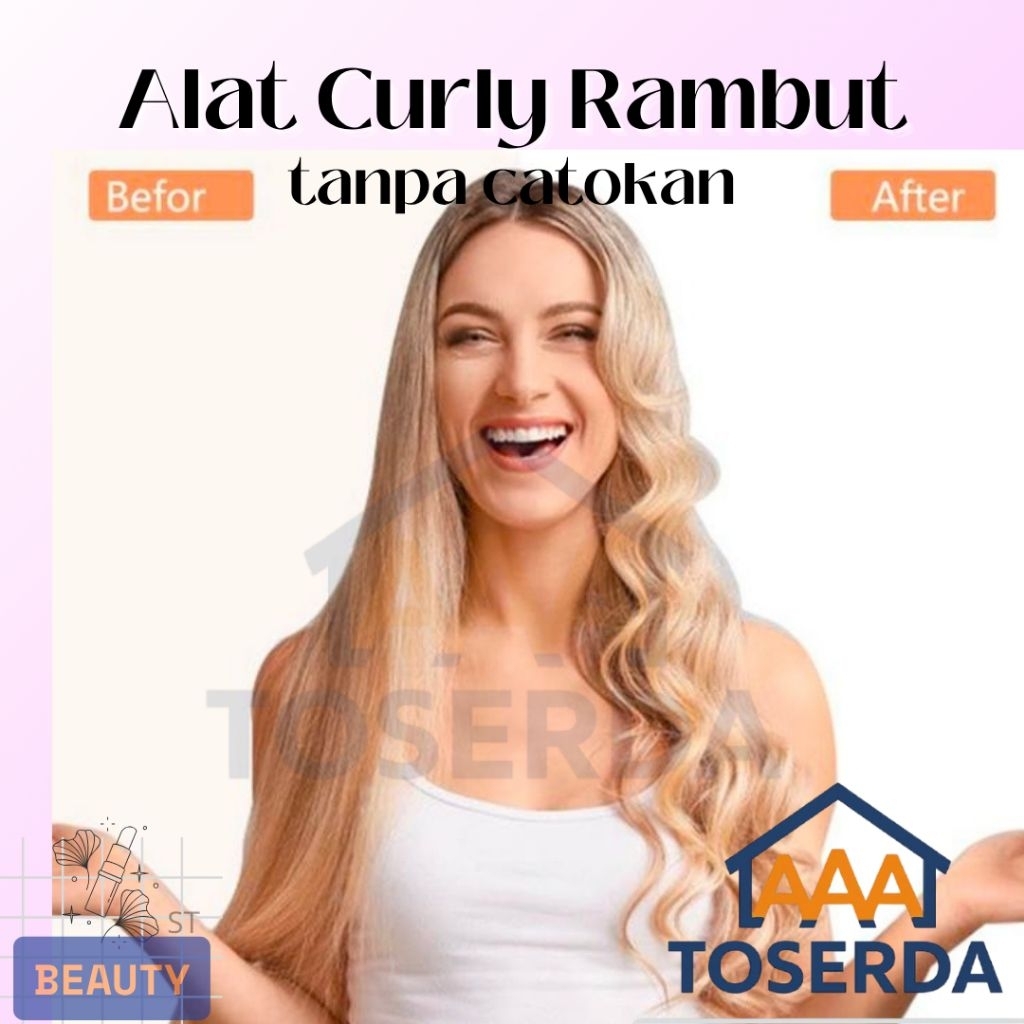 Jual AAA Toserda | Heatless Curly Roll 90cm – Alat Pengeriting Rambut ...