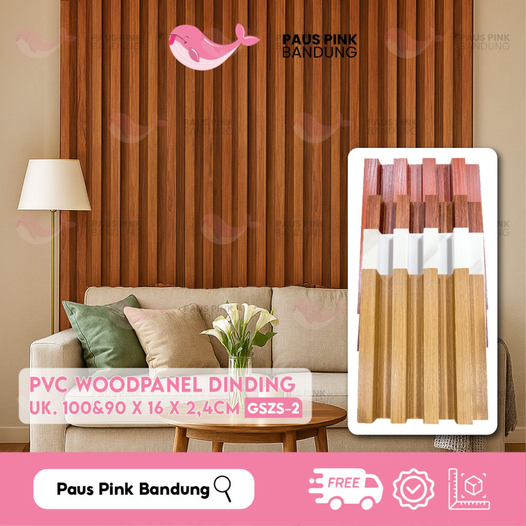 Jual Wall Panel PVC WoodPanel Dinding Motif Kayu 3D Wpc Panel ...