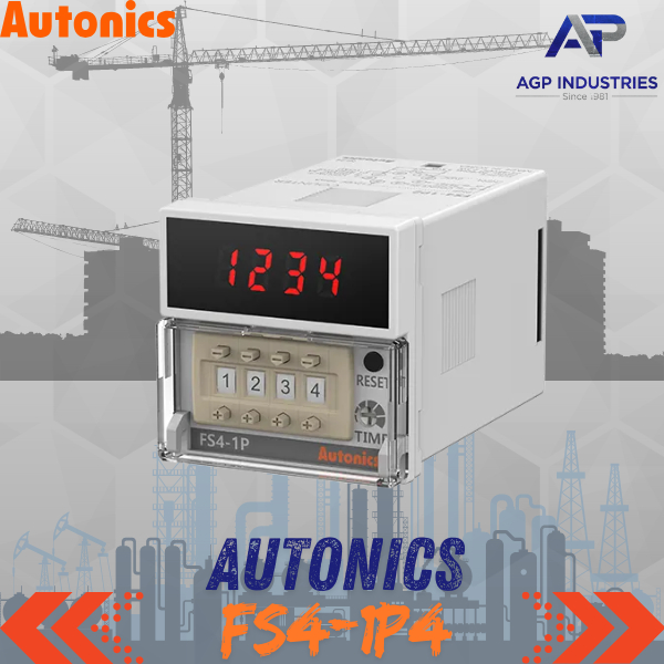 Jual Autonics FS4-1P4 Digital Counter 4 Digit 100-240VAC Preset Counter ...