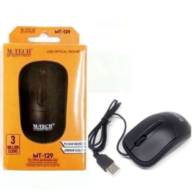 Jual MOUSE M-TECH USB MT-129 / MOUSE OPTICAL | Shopee Indonesia