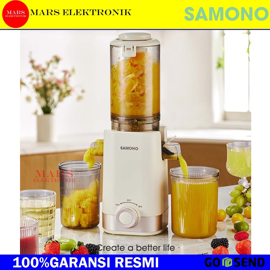 Jual SAMONO SLOW JUICER SW-JCS40 - LOW WATT - SW-JCS40 - SAMONO SLOW ...
