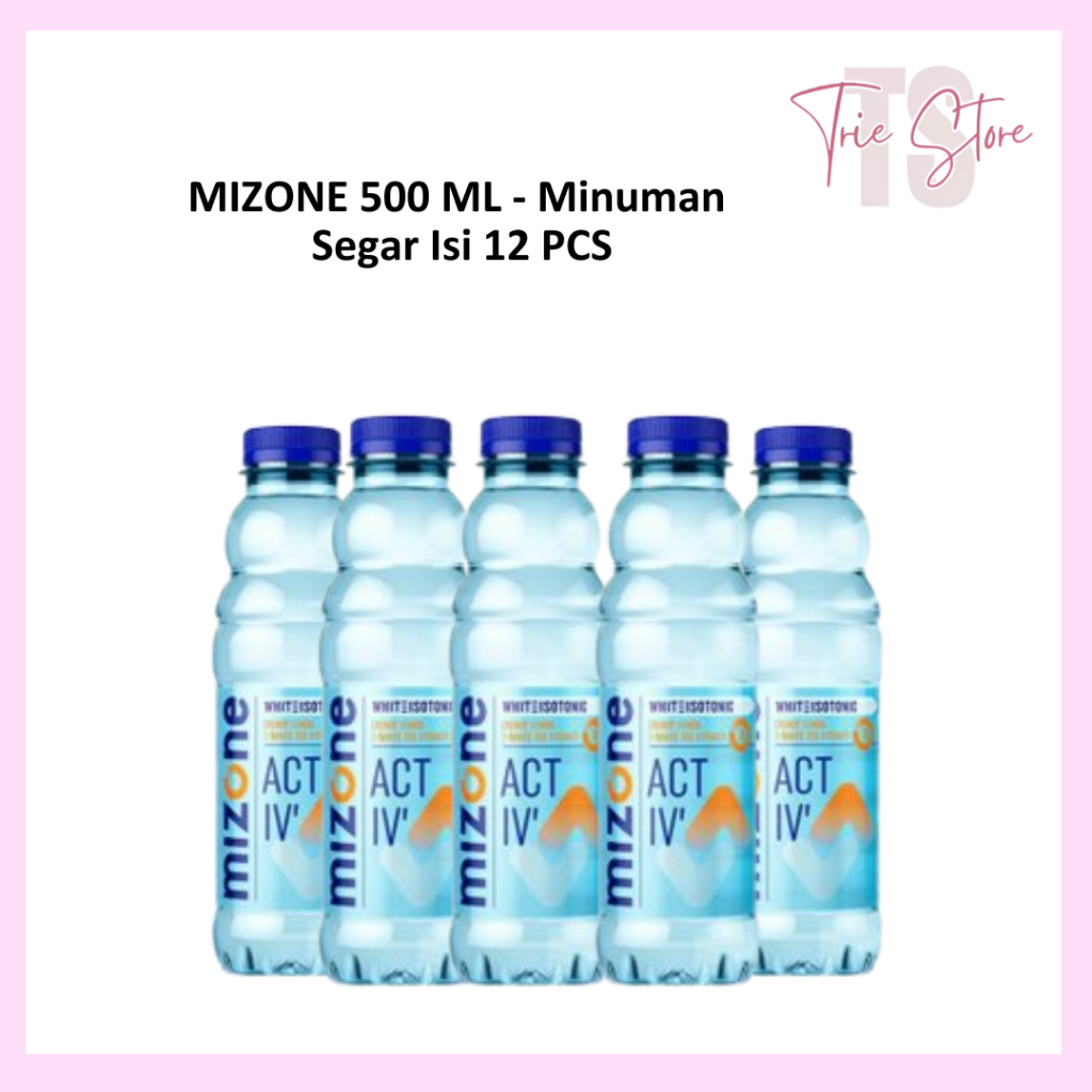 Jual Minuman Mizone 500ml– 1 Dus Isi 12 Botol Segar Manis | Shopee ...