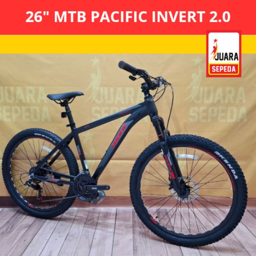 Jual SEPEDA GUNUNG PACIFIC INVERT 2.0 ALLOY FRAME MTB 26 | Shopee Indonesia