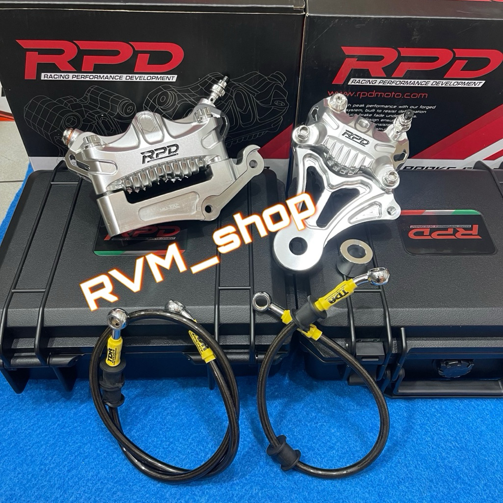 Jual SET KALIPER DEPAN BELAKANG RPD ZENITH 4P RADIAL+2P AXIAL+BREKET ...