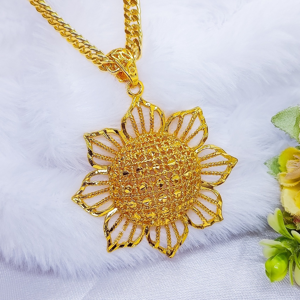 Jual Kalung+Liontin Model Terbaru Lapis Emas 24k Model Yang Elegan