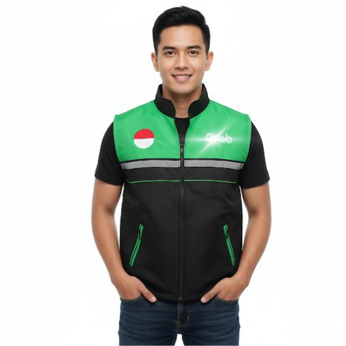 Jual NEW!!! Rompi GRB GJK Rompi Driver 3 Lapis Anti Angin Terlaris ...