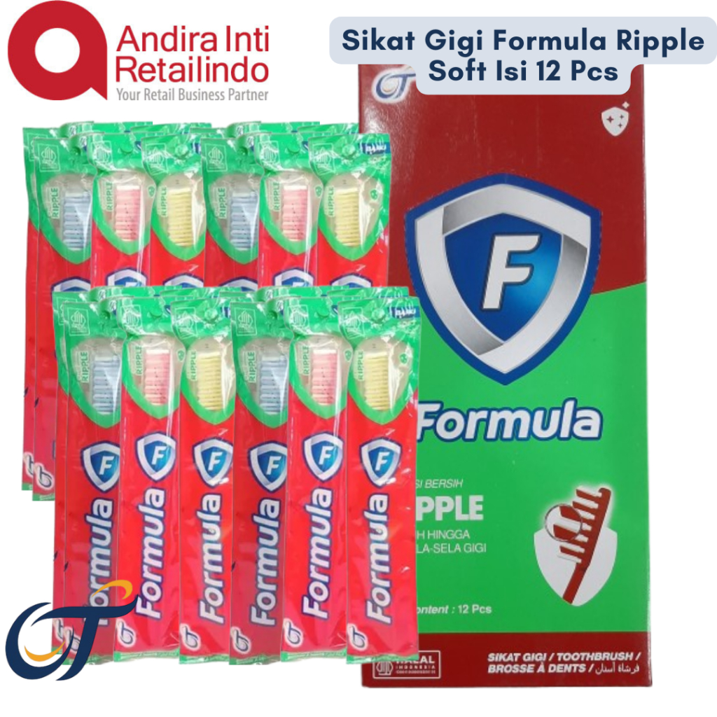 Jual 12 pcs - Formula Sikat Gigi (ada tutupnya) Paket Isi 6 pcs Wave ...