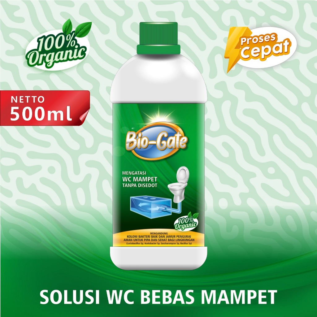Jual BIO GATE Mikroba Penghancur Limbah Jamban Tersumbat + Penghilang ...