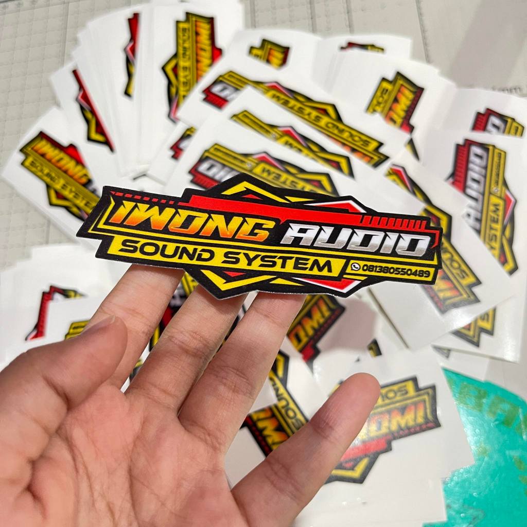 Jual Cetak Stiker Custom Desain Vinyl Anti Air Glossy Doff Cutting Pola ...