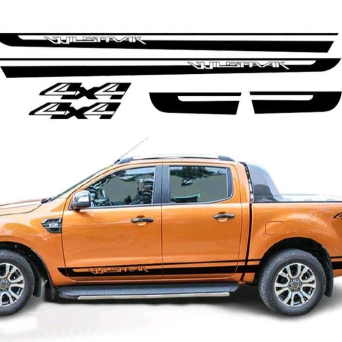 Jual Sticker Decals Striping Ranger Ford Double Cabin | Shopee Indonesia