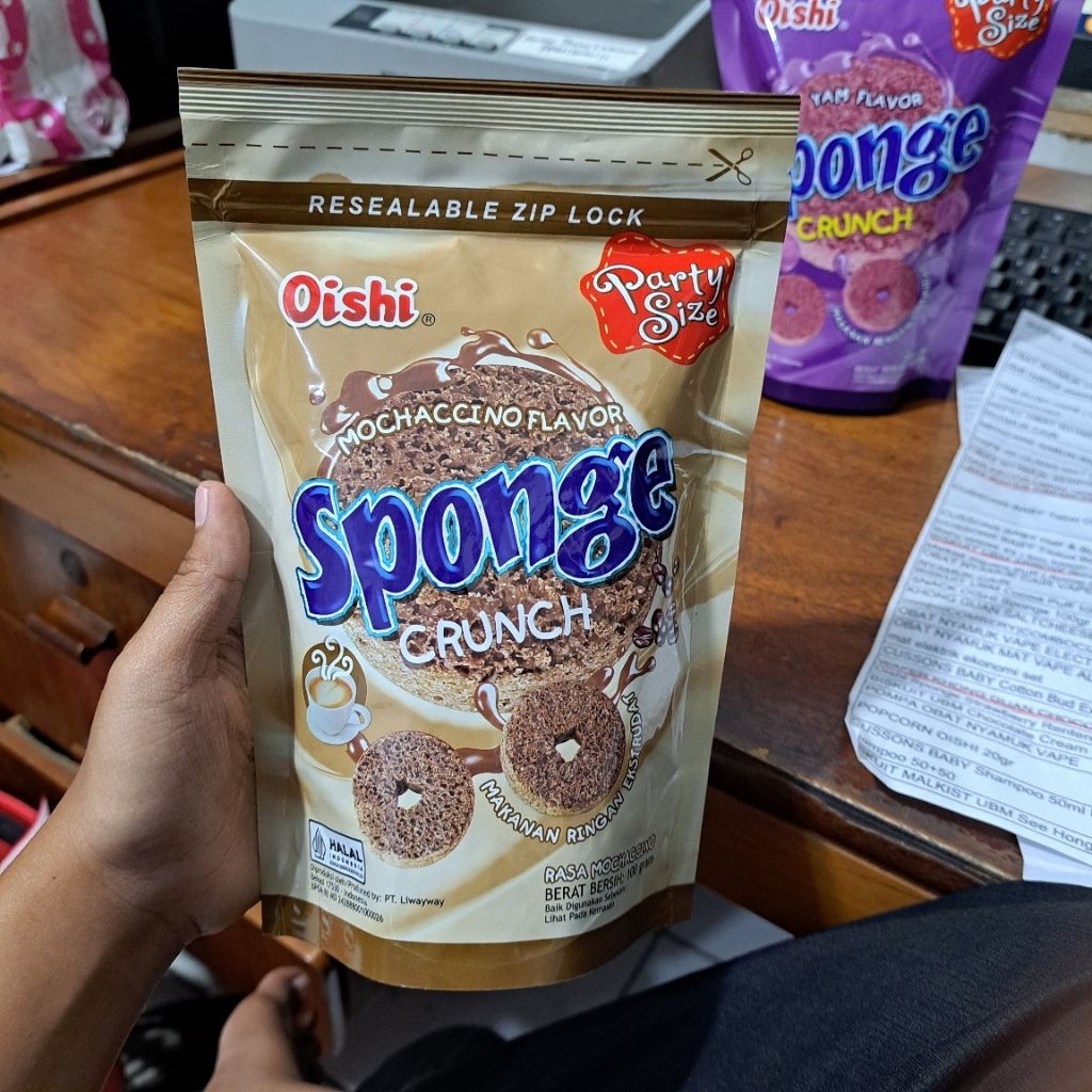Jual SNACK OISHI Sponge 100gr | Shopee Indonesia
