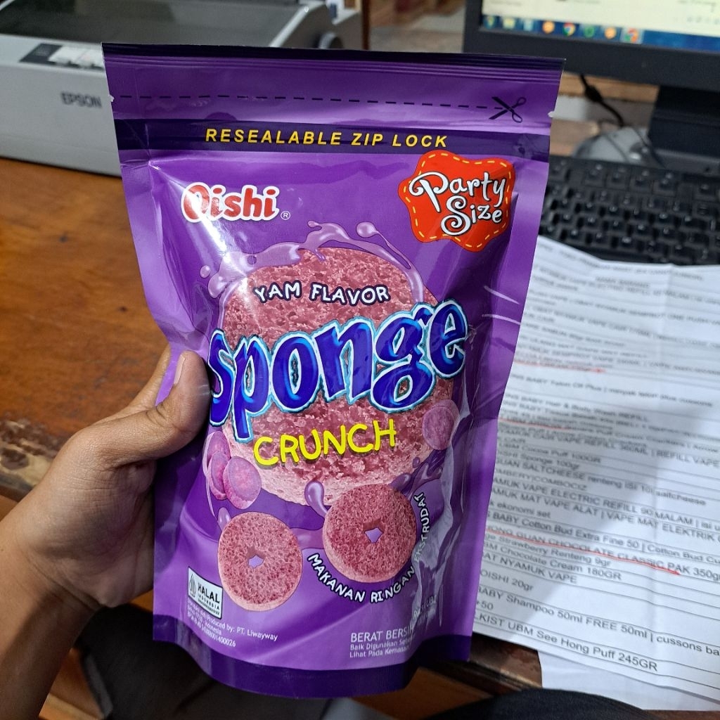 Jual SNACK OISHI Sponge 100gr | Shopee Indonesia