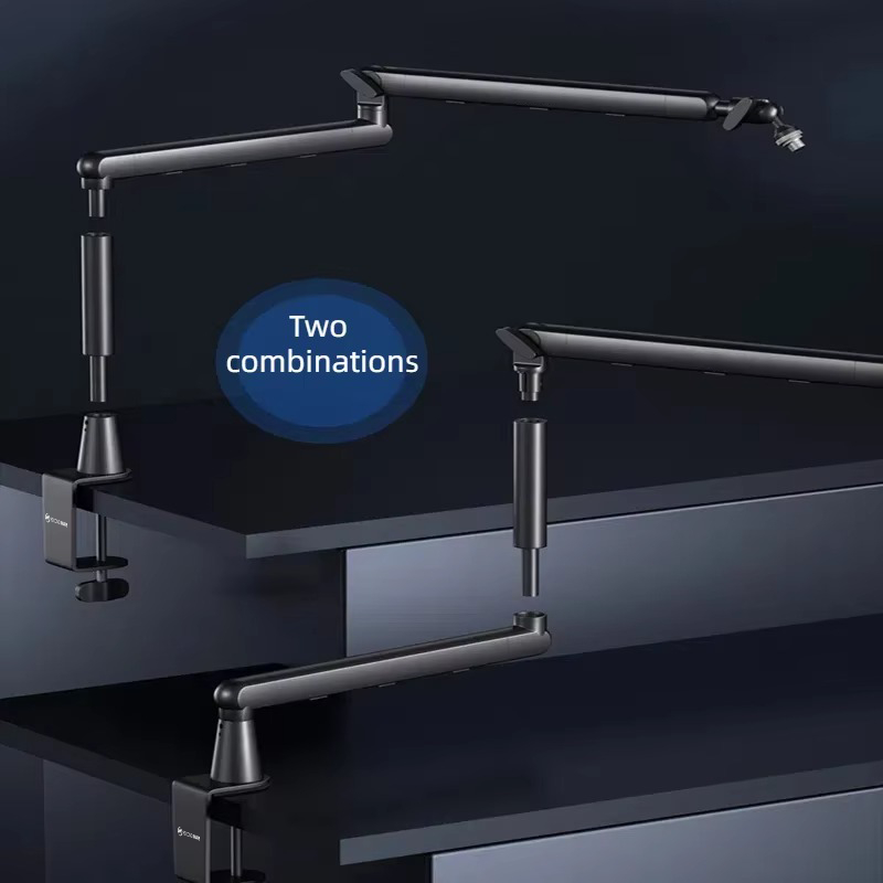 Jual SECONDWAVE SWA1 Low Microphone Boom Arm Stand 360 Rotate Heavyduty ...
