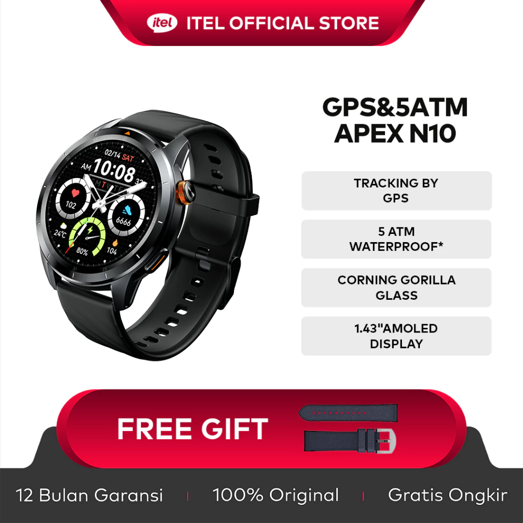 Review itel N10 Smart Watch: GPS Mandiri, AMOLED Tajam, Fitur Lengkap di Harga Terjangkau