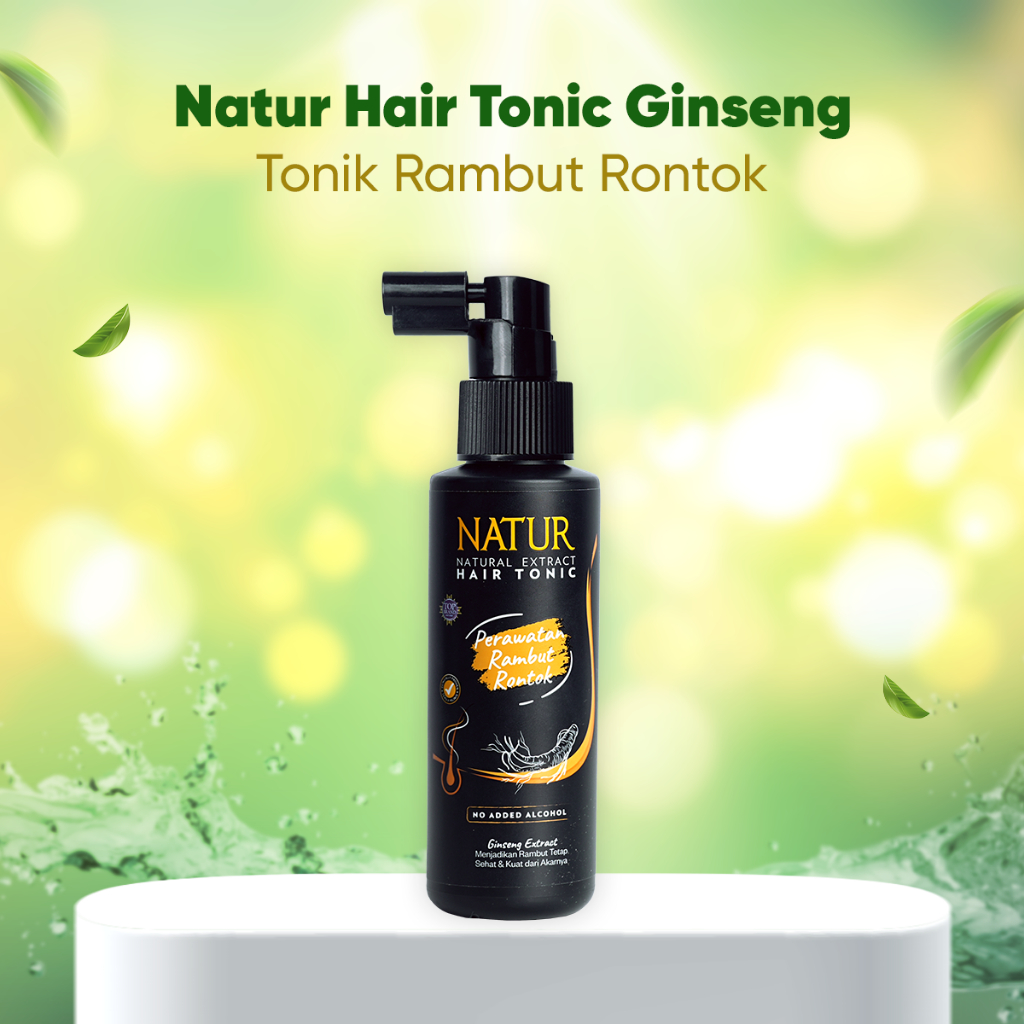 Jual Natur Hair Tonic Ginseng 90 ml - Tonik Rambut Rontok / Anti Hair ...