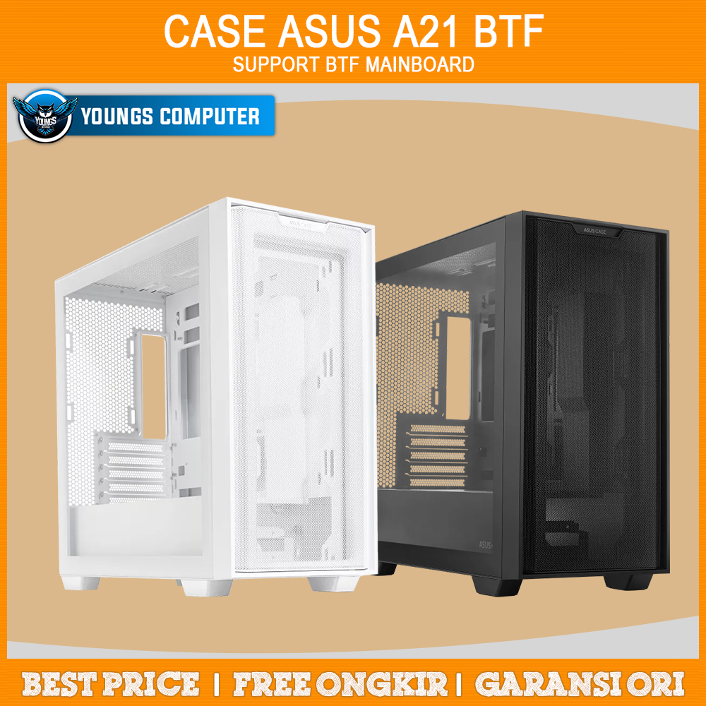 Jual CASE ASUS A21 mATX Support BTF Mainboard ( Black / White ...