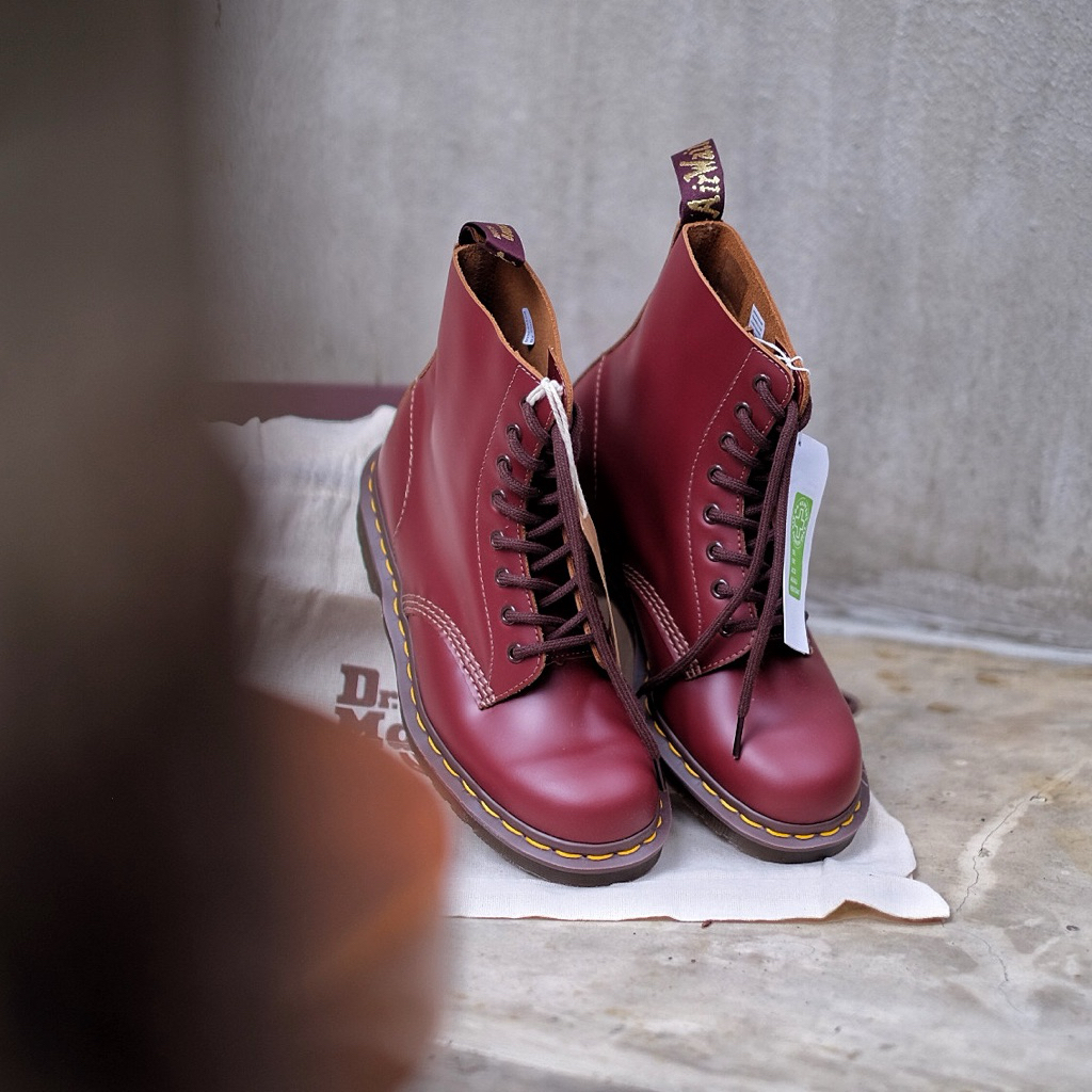 Jual Dr martens 1460 vintage oxblood, made in england | Shopee Indonesia