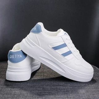 Sepatu Kets Wanita Kekinian Antislip PU Sole
