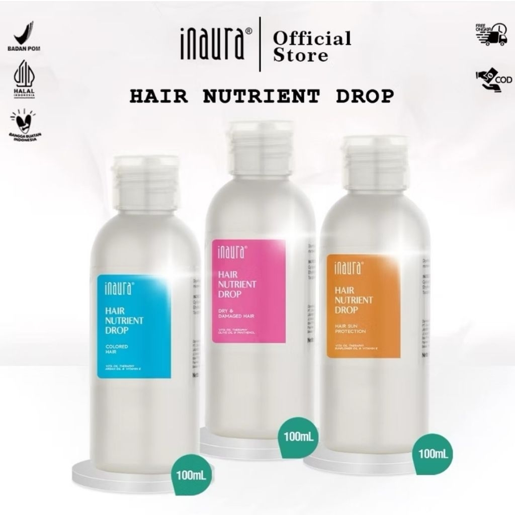 Jual Inaura Hair Nutrient Drop Vitamin Untuk Rambut | Shopee Indonesia