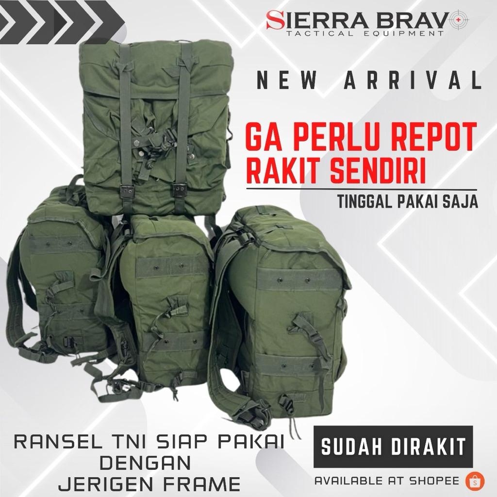 Jual Ransel TNI Rakit + Ransel Frame | Shopee Indonesia