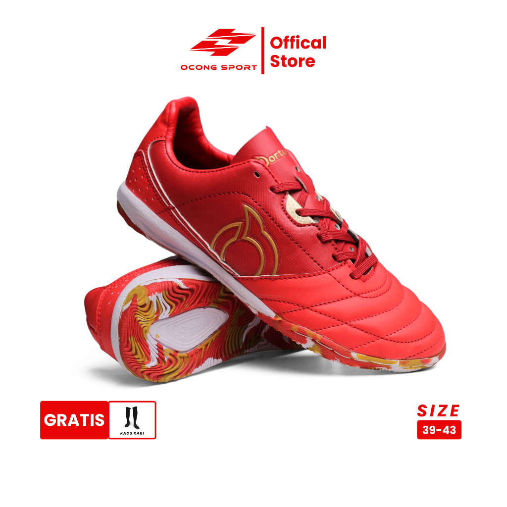Jual OCONG SPORT - Sepatu Futsal Dewasa Ortuseight Crusher V2 Merah ...