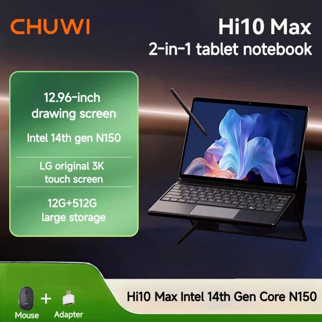 Jual CHUWI Hi10 Max Tablet 2 In 1 Tablet PC 12.96inch 3K Display N150 ...