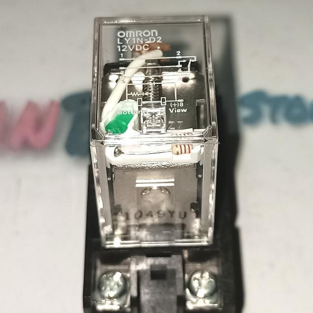 Jual Relay OMRON LY1N-D2 12VDC + Socket OMRON PTF08A 8 Pin Original ...