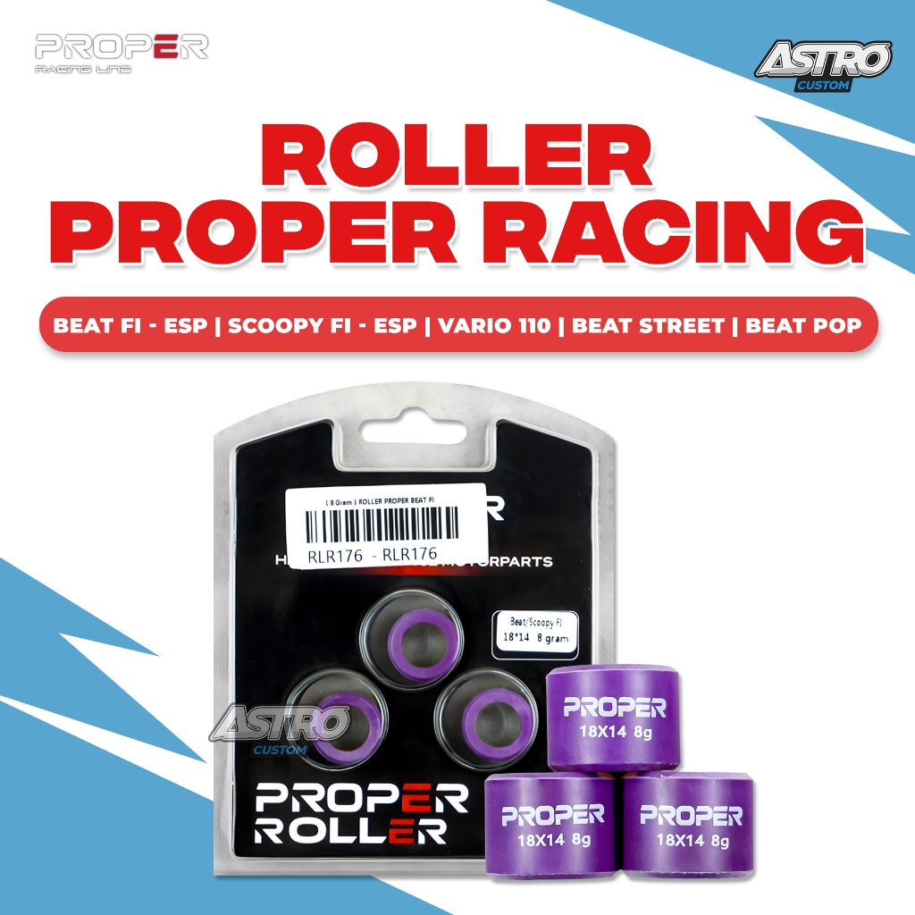 Jual Roller Proper Racing Beat Fi Esp Scoopy Vario 110 Fi Esp Karbu ...