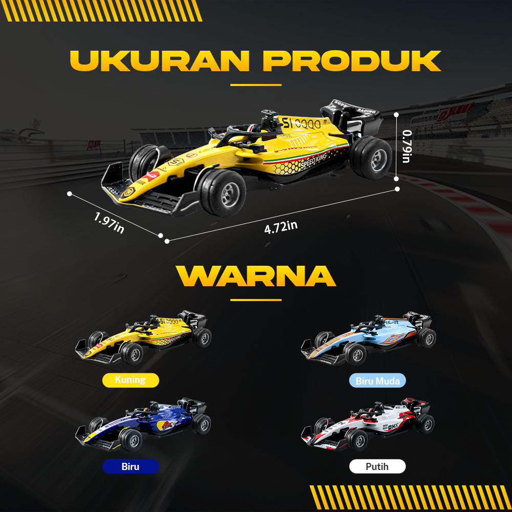 Jual RC F1–1:64 Drift Car Remote & App Control Pocket Size type-c ...