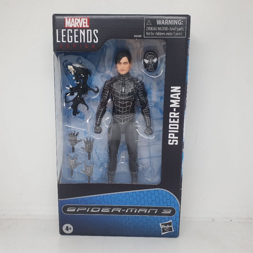Jual Marvel Legends Spiderman Black Suit Venom Symbiote Peter Parker ...