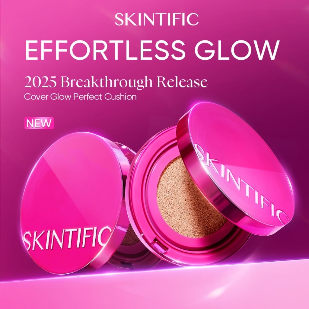Jual TERBARU! Skintific Cover Glow Perfect Pink Cushion Fullcase ...