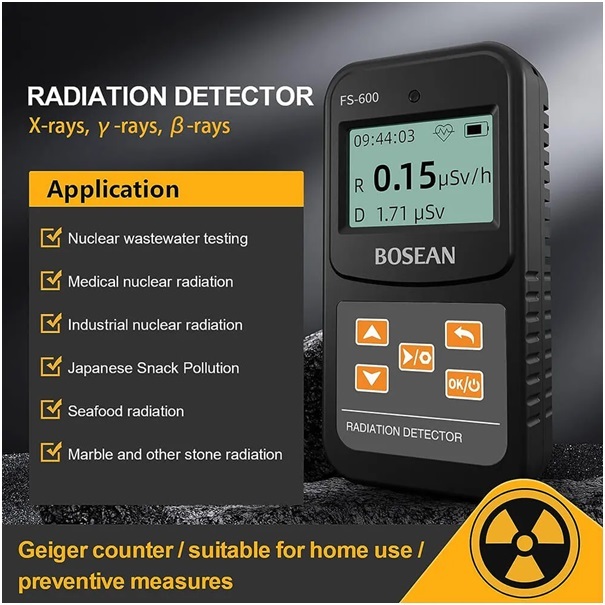 Jual bosean fs 600 nuclear radiation detector monitor dosimeter FS-600 ...