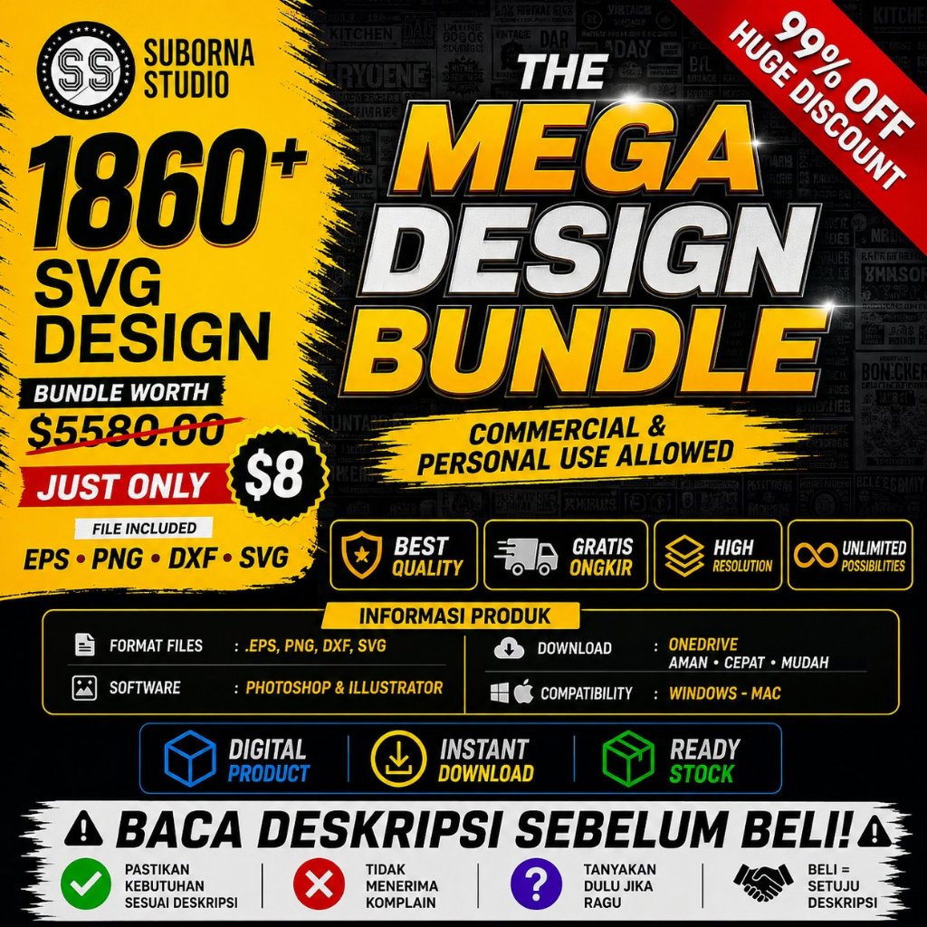 1860+ SVG DESIGN THE MEGA BUNDLE