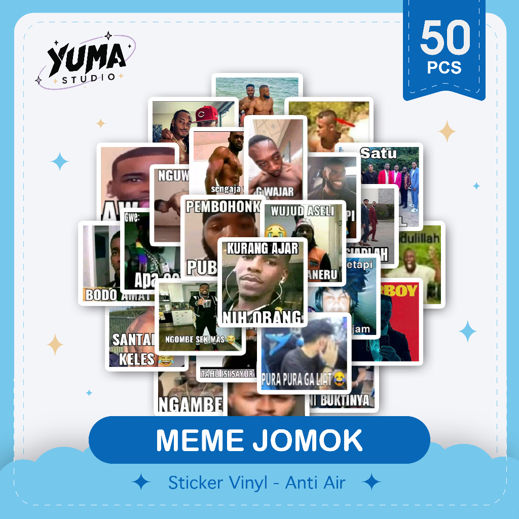 Jual Sticker Jomok Terlengkap & Harga Terbaru Agustus 2026 | Shopee ...