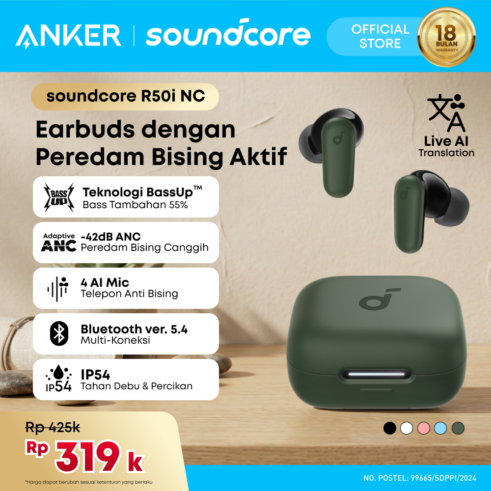 Jual Soundcore R50I Nc Terlengkap & Harga Terbaru Juli 2026 | Shopee ...