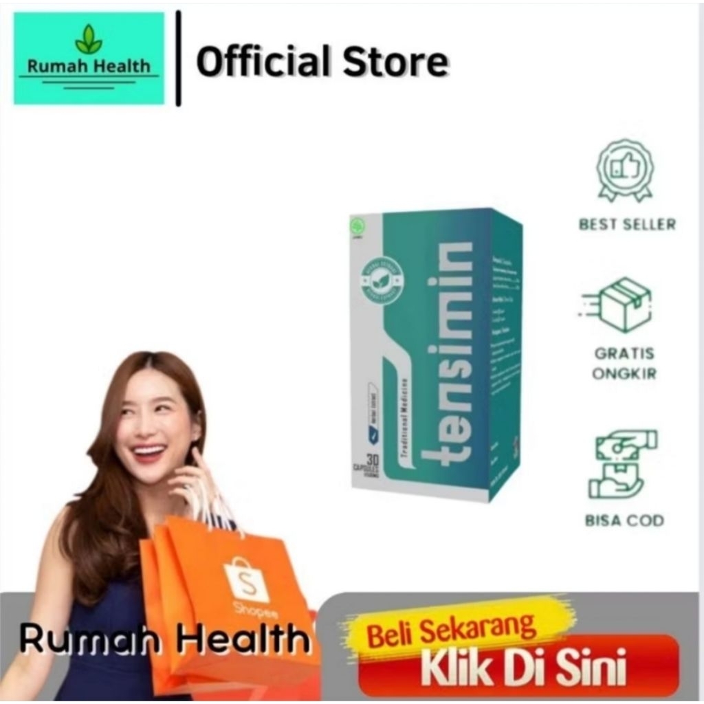 Tensimin 100% Asli Original Hebal Obat Hipertensi Darah Tinggi Jantung Stroke Kolesterol