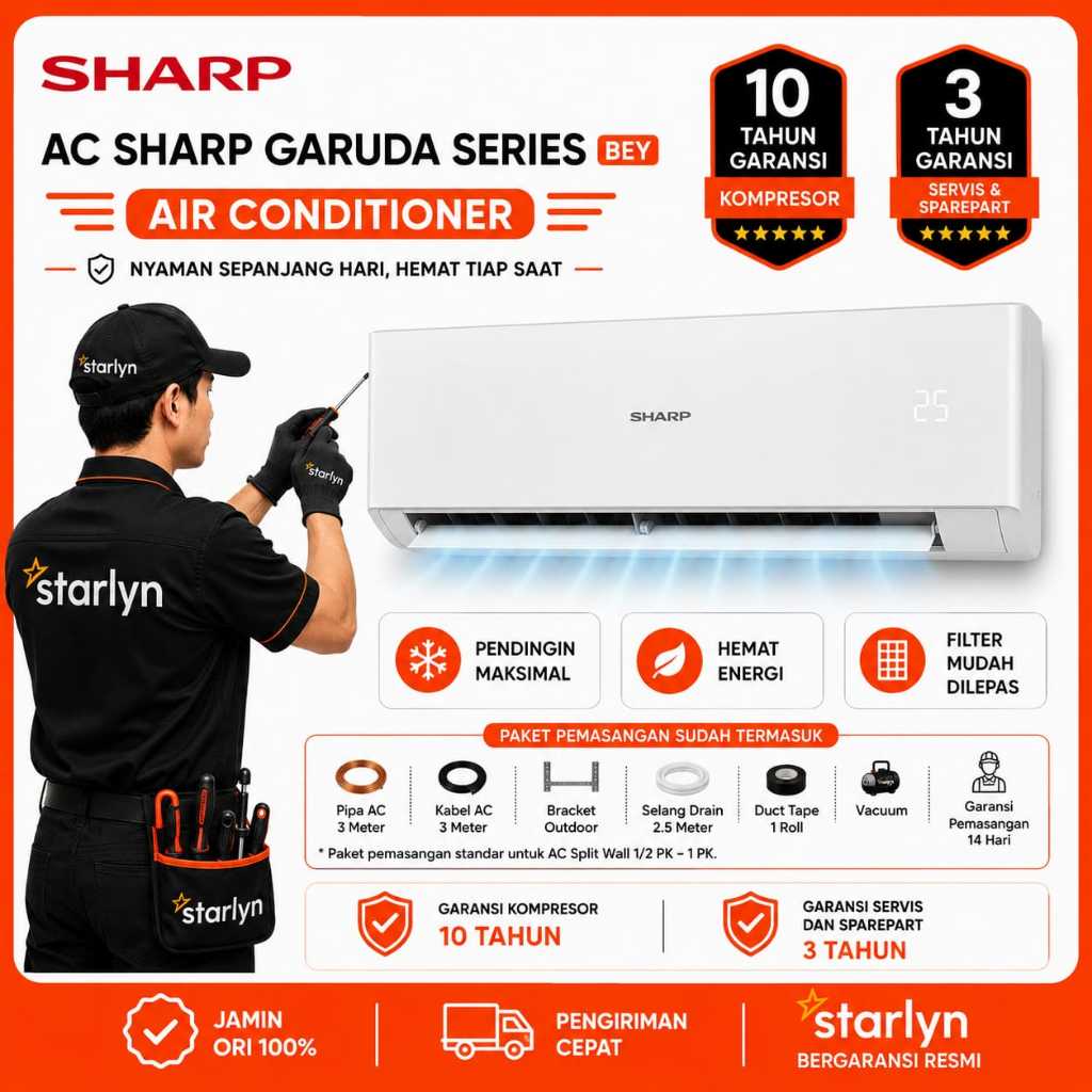 Jual AC Sharp Terlengkap & Harga Terbaru Juli 2026 | Shopee Indonesia