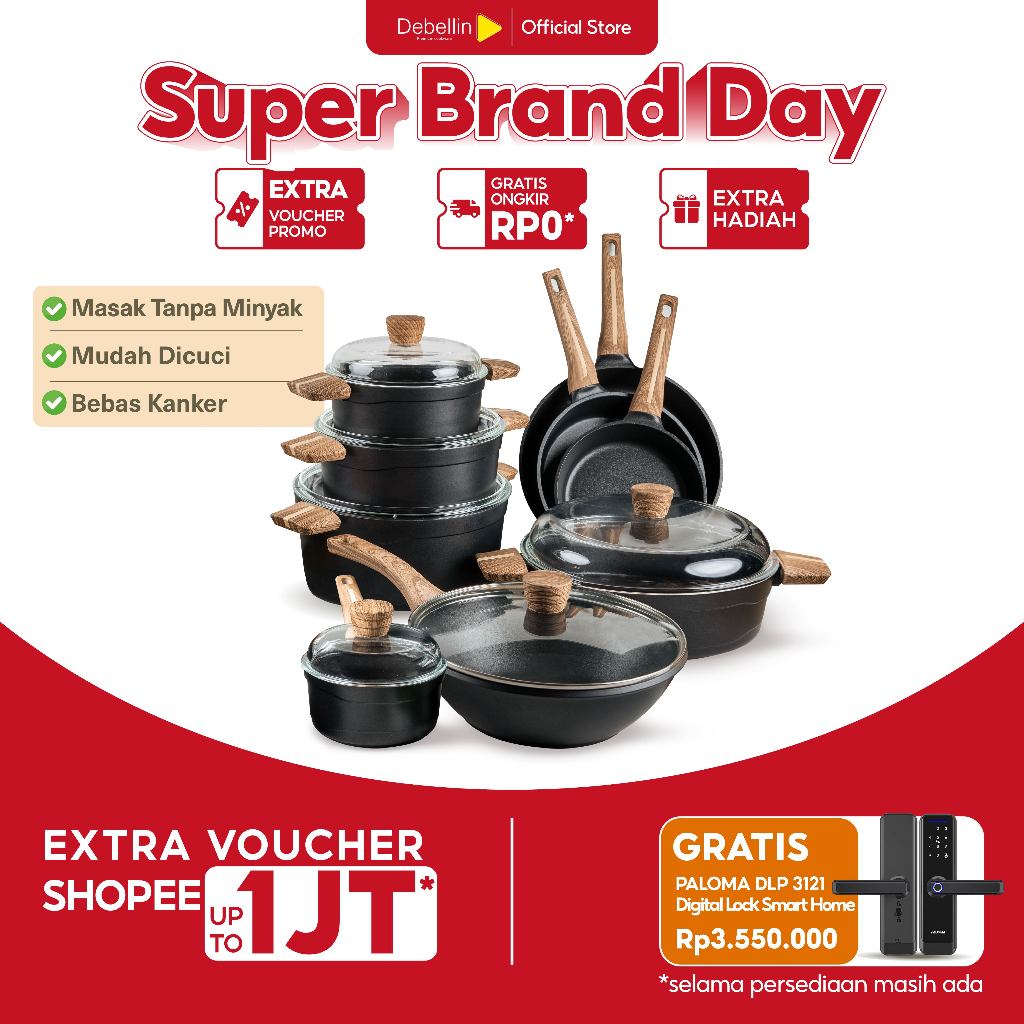 Debellin Premium Cookware Set - Absolute Granite Zehn Package Set