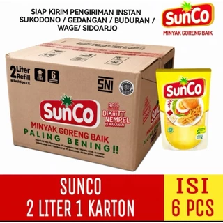 Promo SunCo Minyak Goreng Refill 2L x 6pcs