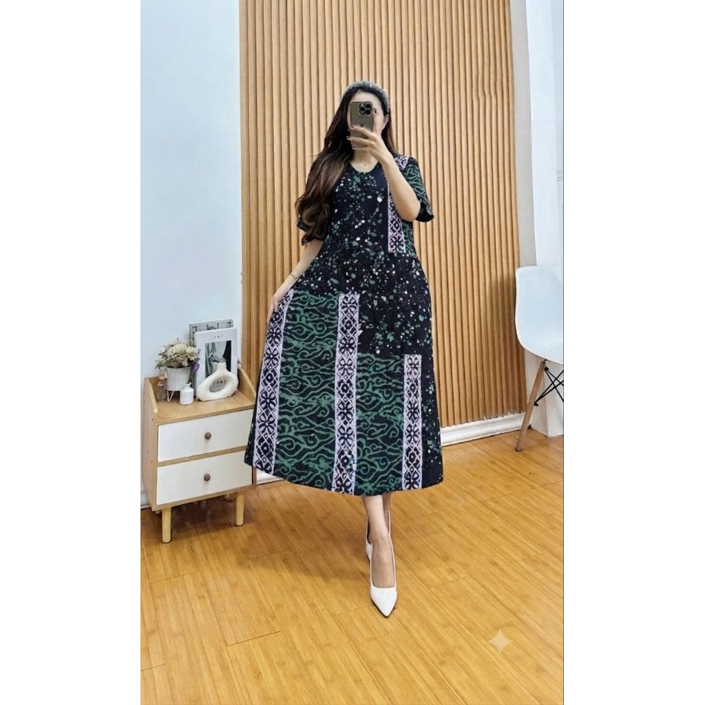 Daster Standar Twill Rayon Super Lengan 9
