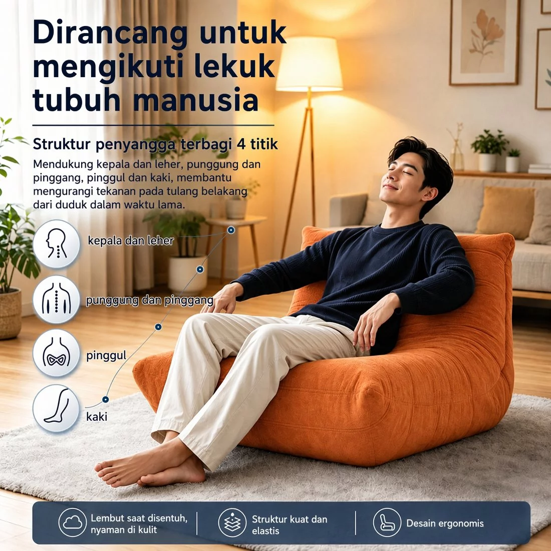 COD Sofa Malas Ulat/Sofa Siap Pakai /Sofa Bed / Sofa Aesthetic / Sofa Milenial Bed - foto 1
