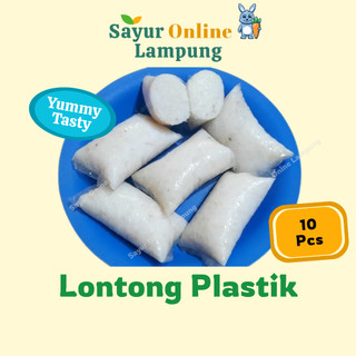 Lontong Plastik 10 Pcs Putih Kemasan Plastik