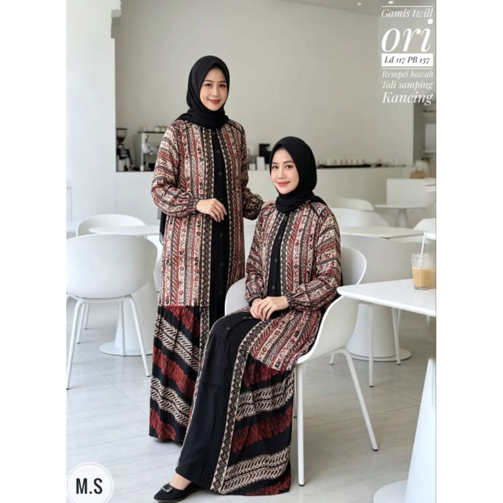 Gamis Twill Ori Gamis Twill Cap Pekalongan 12