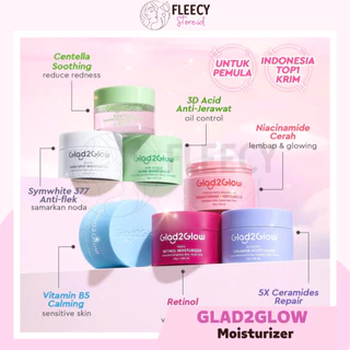 GLAD2GLOW Moisturizer Pomegranate / Blueberry / Centella Soothing Gel / Kiwi 3D Acid Acne / Tremella Vita B5 / Yuja 377 Dark Spot / Peach Retinol / Perfect Vita C / PDRN