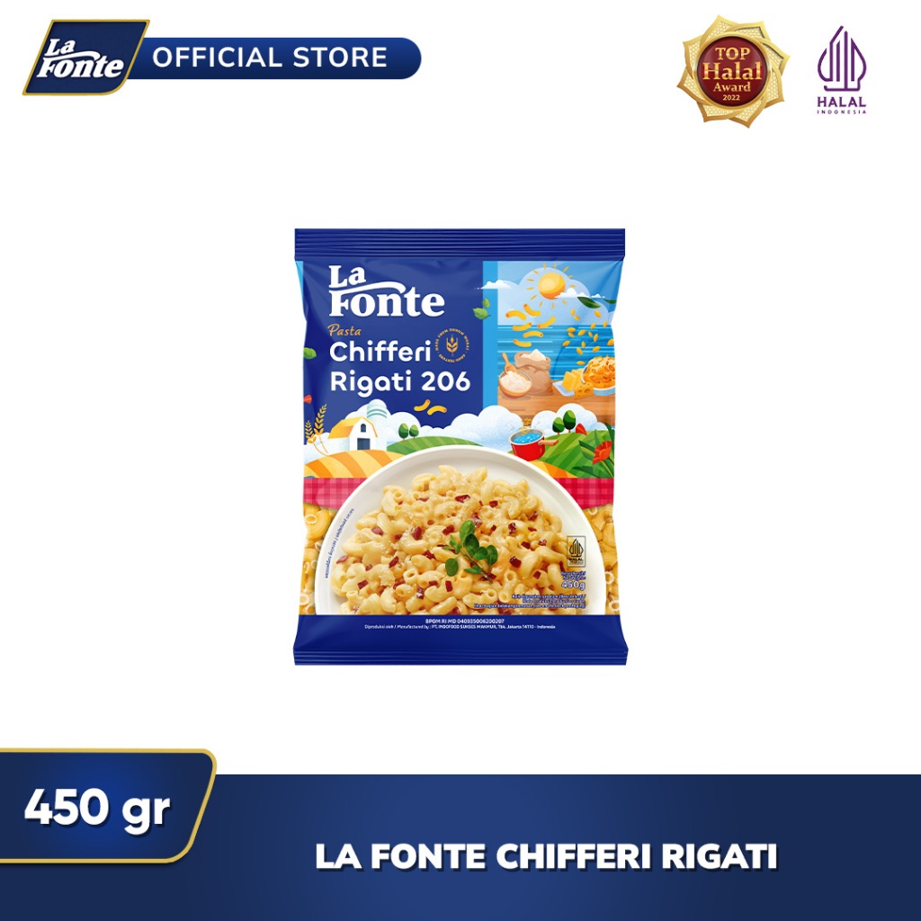 Jual La Fonte Chifferi Rigati 450gr | Shopee Indonesia